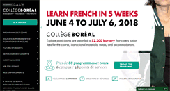 Desktop Screenshot of collegeboreal.ca